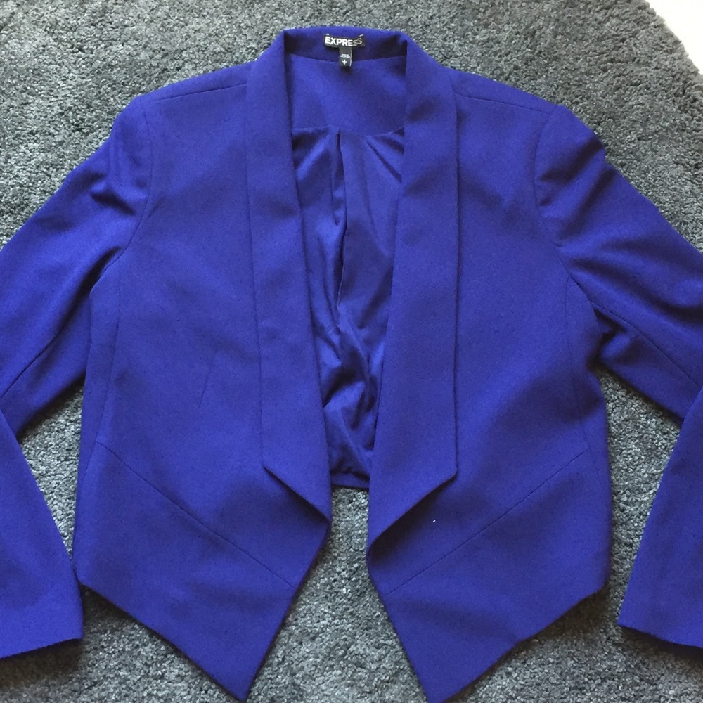 Express Cutaway Blazer Royal Blue